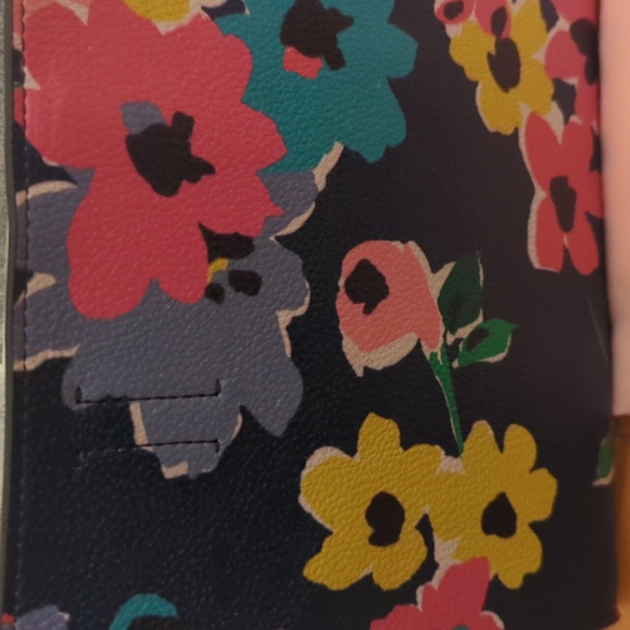 Authentic NWT Kate Spade Sam Wildflower Bouquet Medium Satchel Navy Multi - Picture 3 of 7